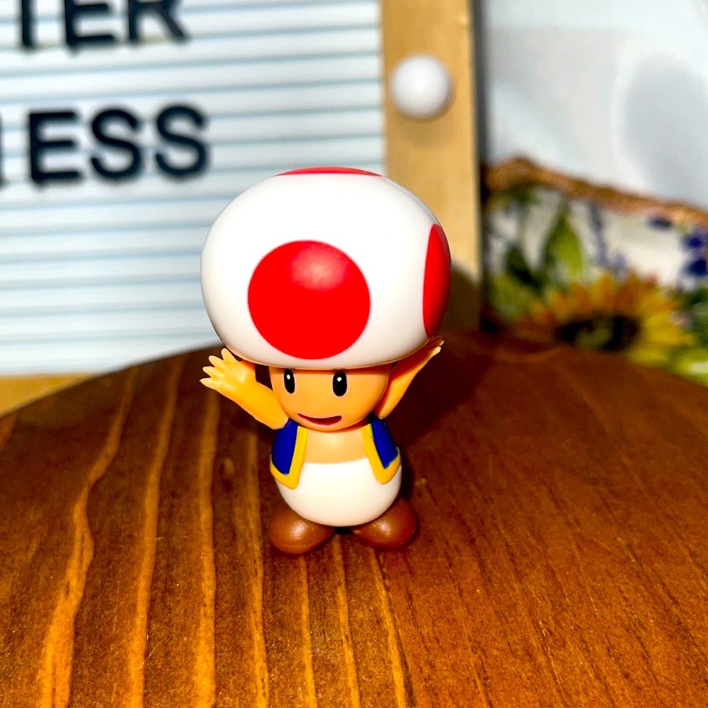 Super Mario Toad 2" Figure by Jakks Pacific Nintendo Mario Brothers - Picture 1 of 3